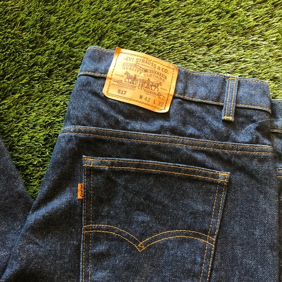 Vintage Orange Tab Levi’s 517 Jeans NWOT - Picture 2 of 8